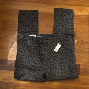 NWT GAP Black Leopard Print Pants
